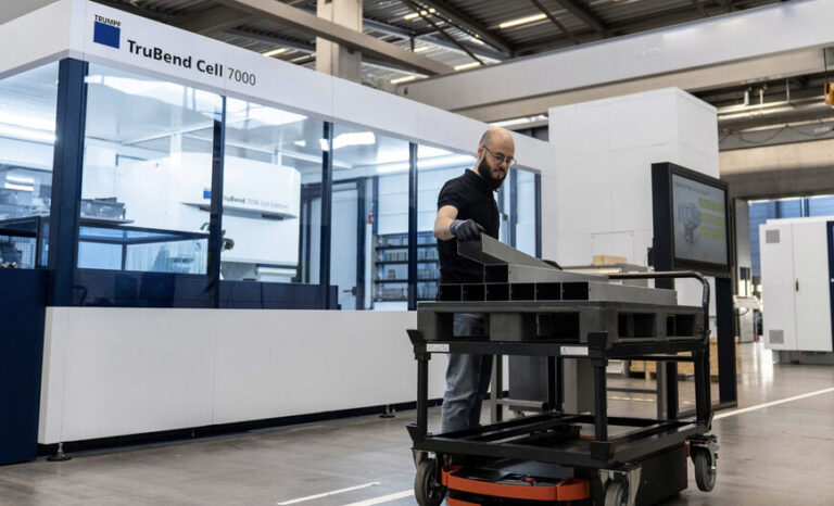 TRUMPF e SAFELOG lançam solução acessível para automatizar o transporte de materiais