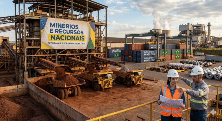 Matérias-primas nacionais ganham relevância para a indústria diante de tensões geopolíticas