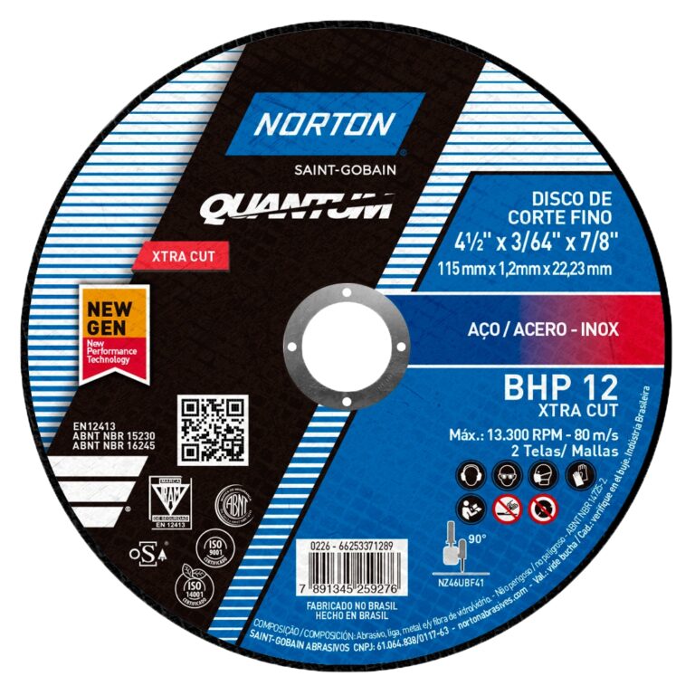Norton Abrasivos apresenta nova geração de discos de corte de alta performance